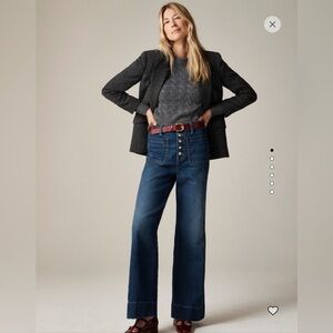 NWT J. Crew High-rise Denim Trouser Button Fly 31